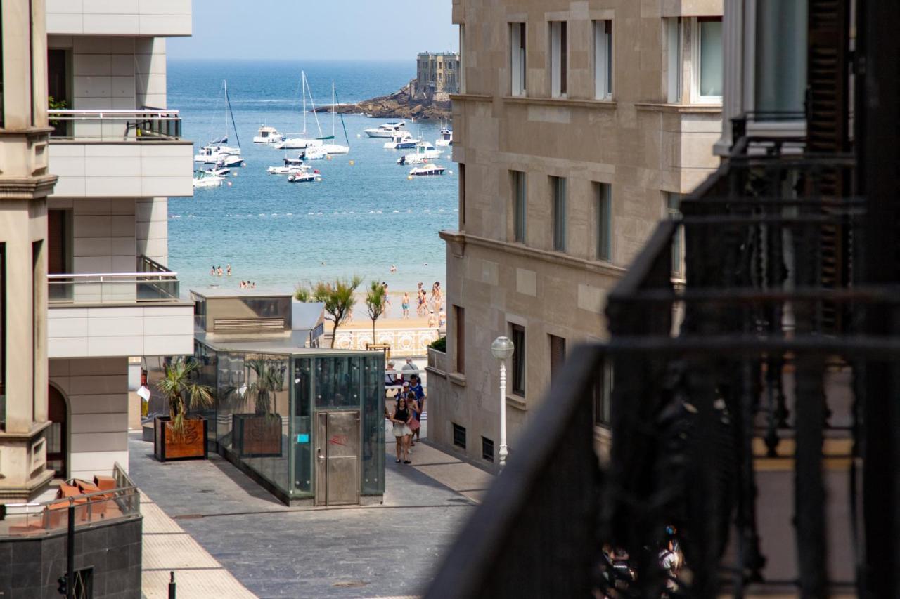 La Concha Cozy Balcony Apartment By Cisan Rentals San Sebastián Exterior foto