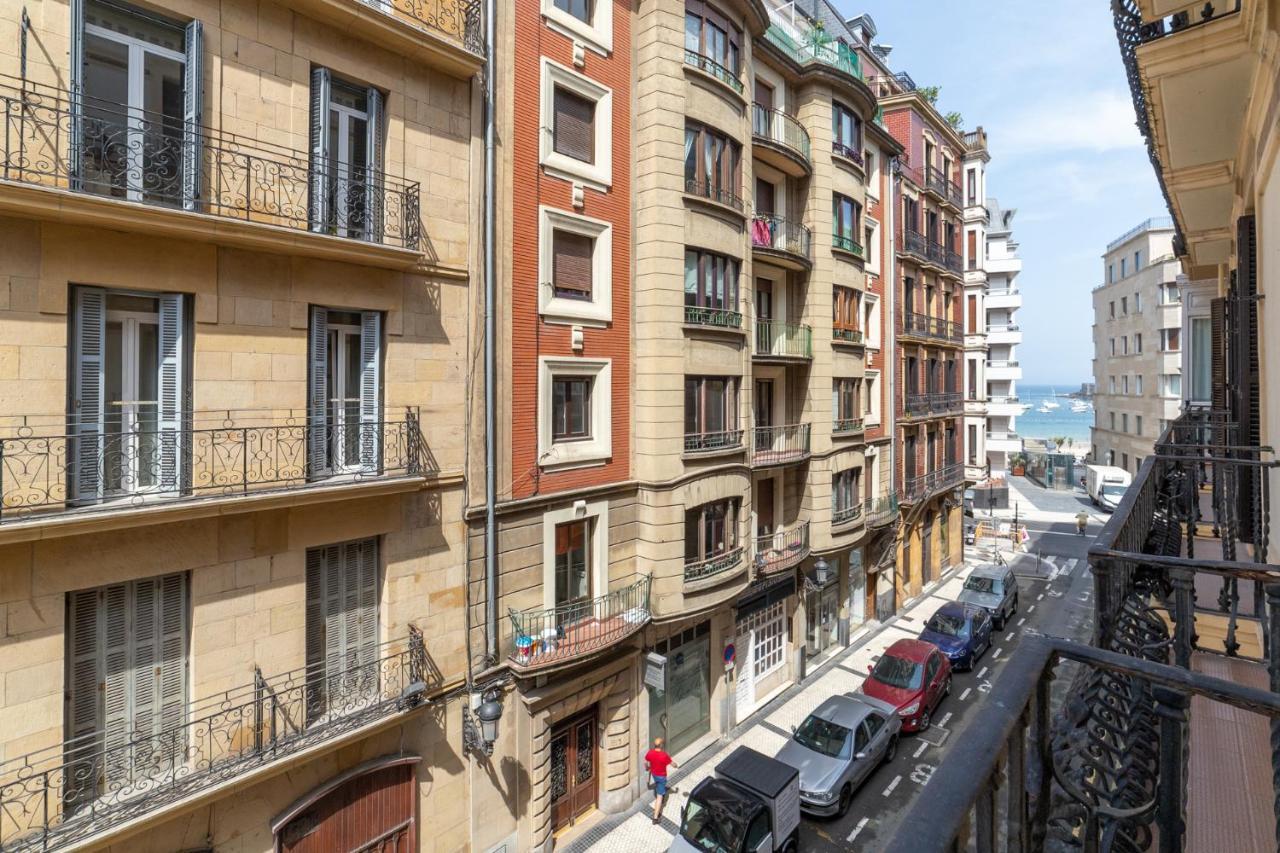 La Concha Cozy Balcony Apartment By Cisan Rentals San Sebastián Exterior foto